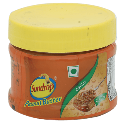 Sundrop Peanut Butter, Crunchy, Rich In Protein, Spreads, 100 G Bottle