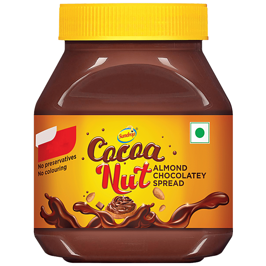 Sundrop Cocoa Nut, Almond Chocolatey Spread, 350 G Plastic Bottle