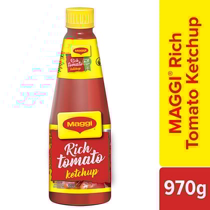 Maggi Rich Tomato Ketchup, Made With Real Tomatoes, 970 Gm Bottle