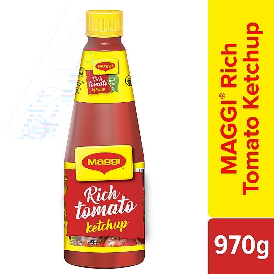 Maggi Rich Tomato Ketchup, Made With Real Tomatoes, 970 Gm Bottle