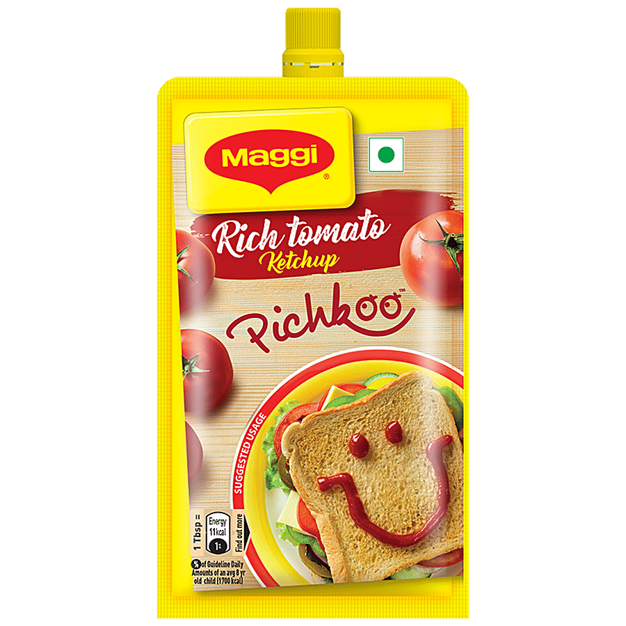 Maggi Pichkoo, Rich Tomato Ketchup, Tangy Flavour, 80 G Pouch