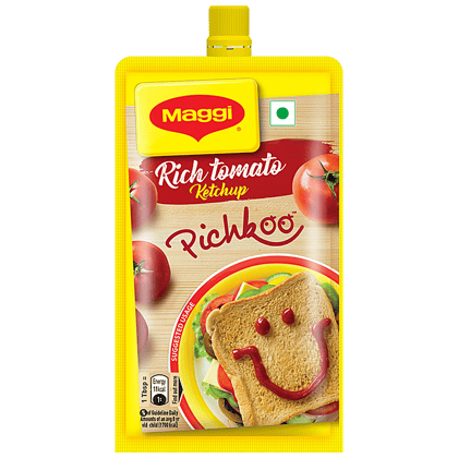 Maggi Pichkoo, Rich Tomato Ketchup, Tangy Flavour, 80 G Pouch
