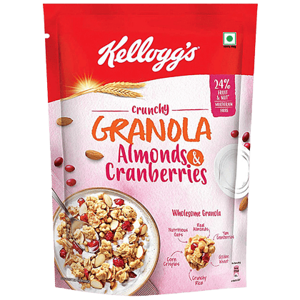 Kellogg's Crunchy Granola Almonds & Cranberries, 140 G