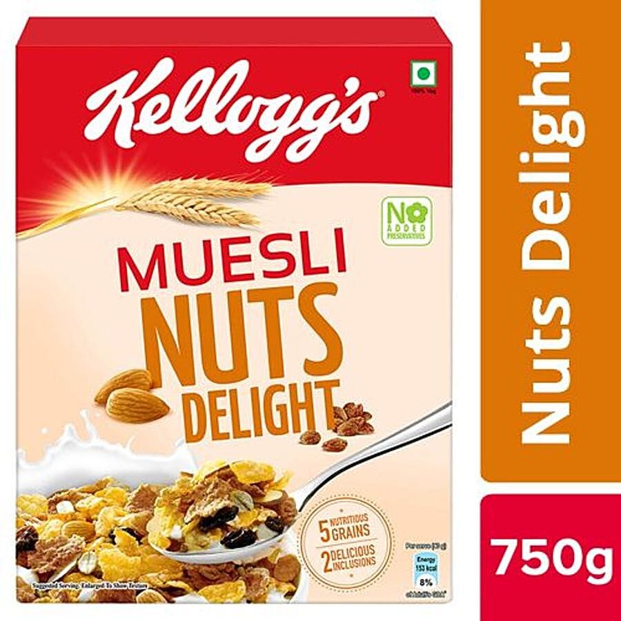 Kellogg's Muesli, Nuts Delight, 750 G 0