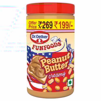 Dr. Oetker Funfoods Peanut Butter Creamy, 750G, Creamy
