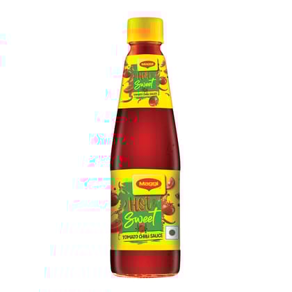 Nestle Maggi Hot & Sweet Tomato Chilli Sauce, Perfect Blend Of Tomatoes & Chillies, 500G Bottle