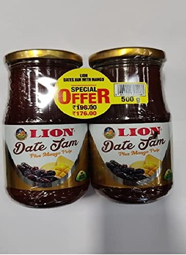 Lion Date Jam, 500G Bottle Pack of 2