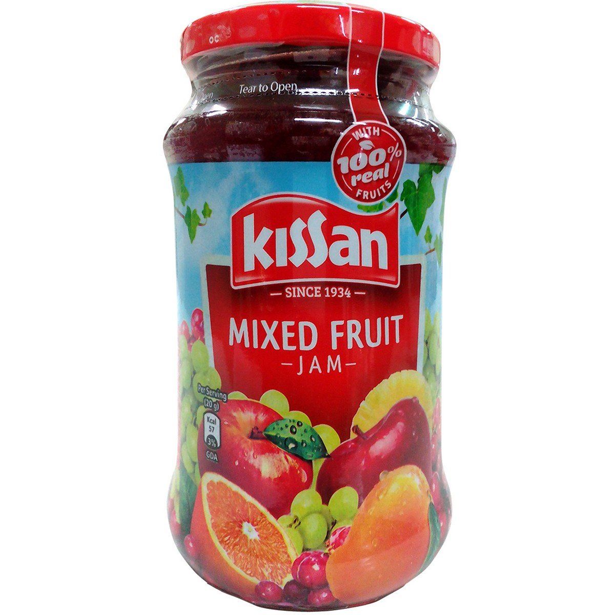 Kissan Jam, Mixed Fruit, 500G Jar