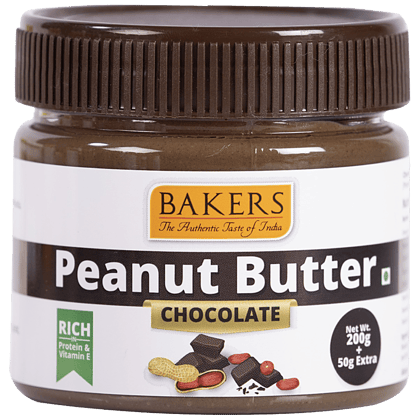 Bakers Peanut Butter Chocolate, Rich In Protein & Vitamin E, 200 G