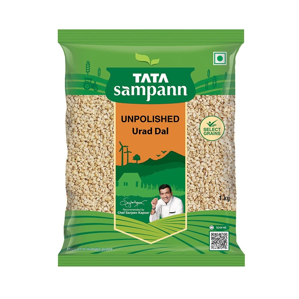 Tata Sampann Unpolished Urad Dal (Split), 1Kg