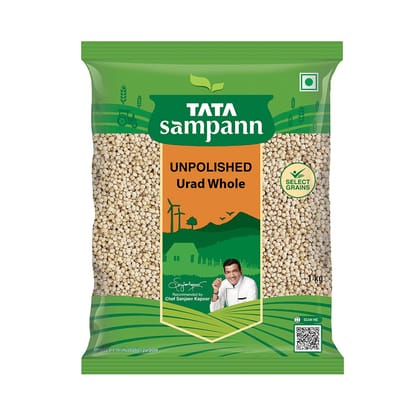 Tata Sampann Unpolished Urad Dal Whole, 1Kg