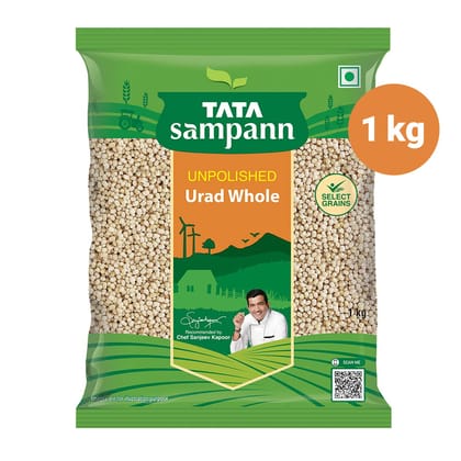 Tata Sampann Unpolished Urad Dal Whole, 1Kg