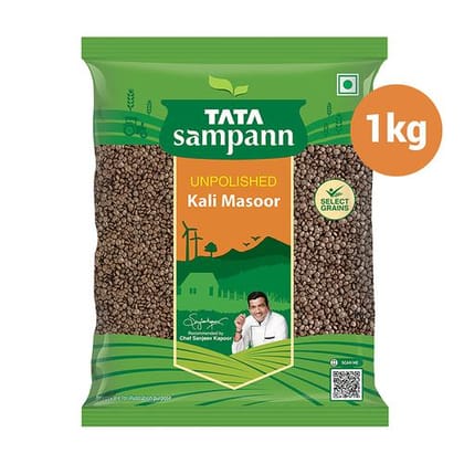 Tata Sampann Unpolished Kali Masoor Dal, 1 Kg