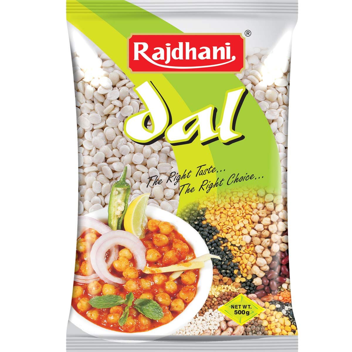 Rajdhani Pulses, Urad Dhuli, 500G