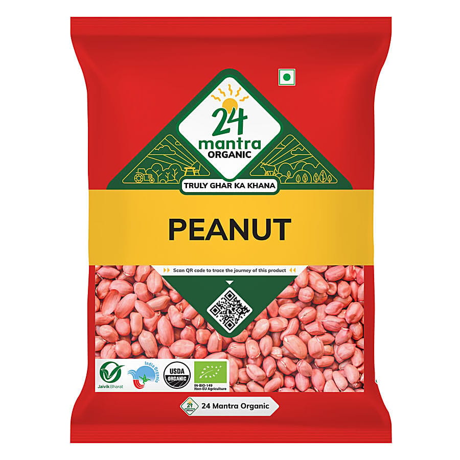 24 Mantra Organic Organic, Peanut/Kadalekayi, 1 Kg Pouch