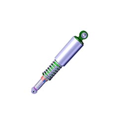 Rear Shock Absorber / Suspension / Cushion / Fork Assembly - HF Deluxe - 52400AAHF00WS
