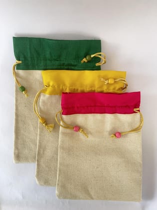 The Brown Box-Potli bags for return gift,Potli bags for wedding,Potli Pouch for dry fruit packing,Shagun Potli,Potli for gift packing