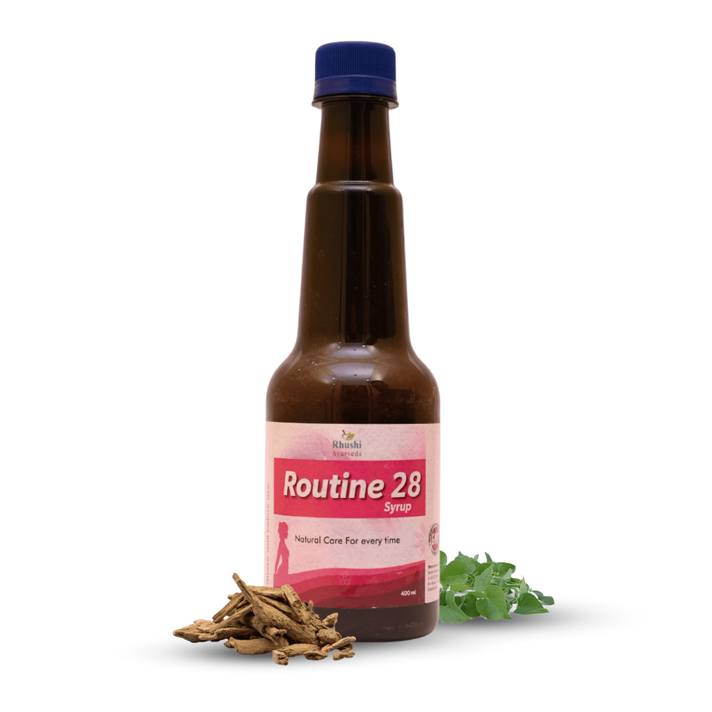 Rhushi Ayurved Routine 28 Syrup for Female Health and Overall Wellbeing