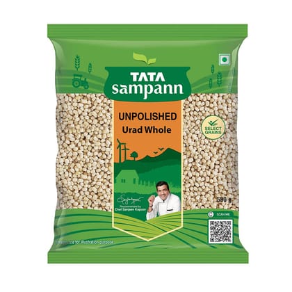 Tata Sampann Unpolished Urad Whole Dal, 500G