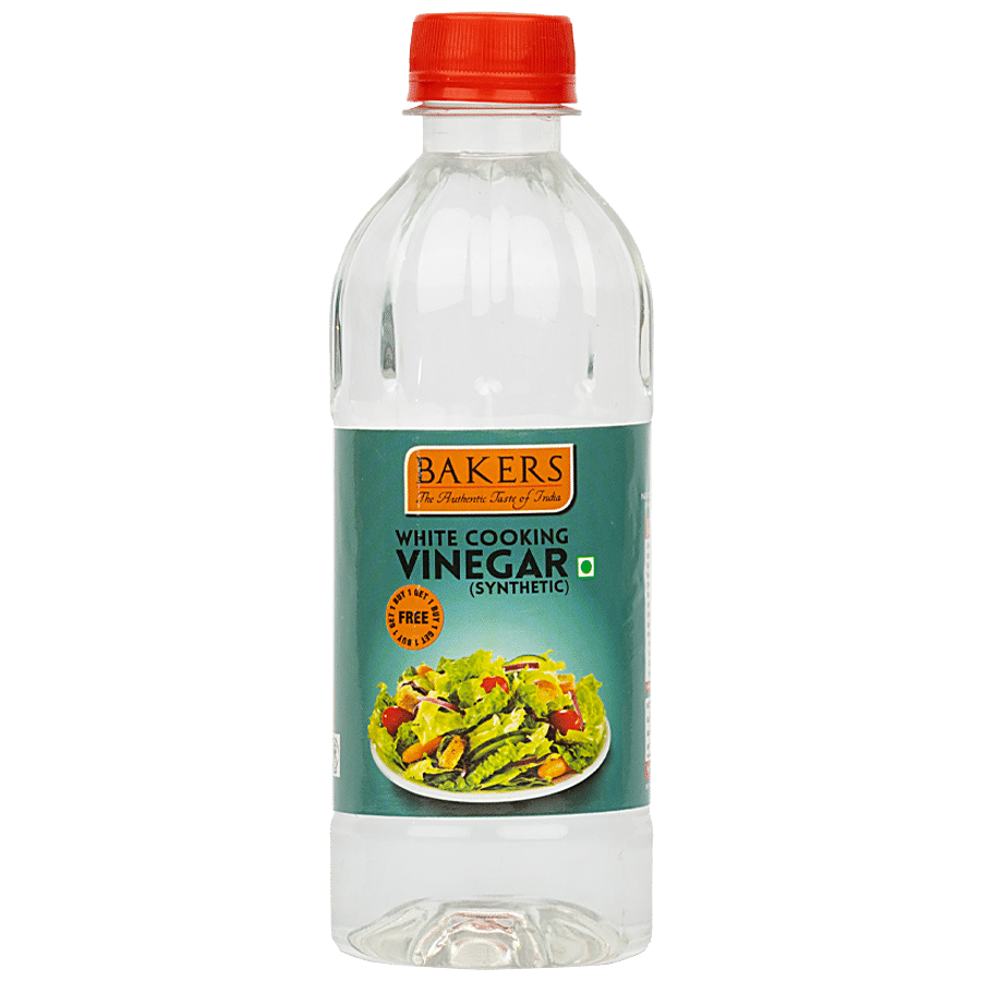 Bakers White Cooking Vinegar, Synthetic, 350 Ml