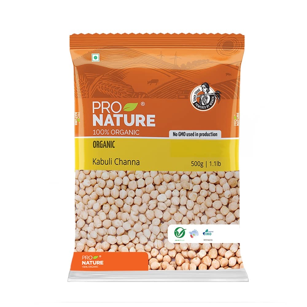 Pro Nature Pulse, Chana Kabuli, 500G Pouch