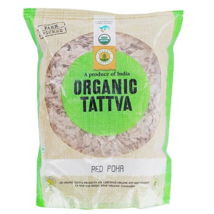 Organic Tattva Organic Red Poha 500G