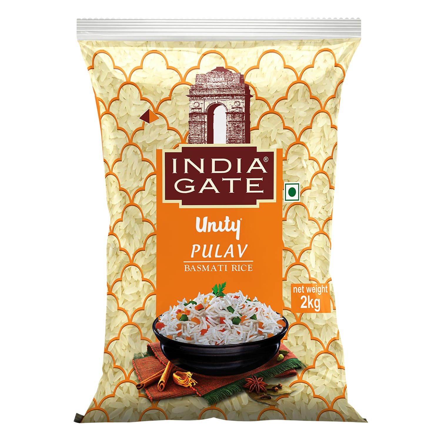 India Gate Unity Basmati Pulav Rice 2Kg (With 2 Kg Free)