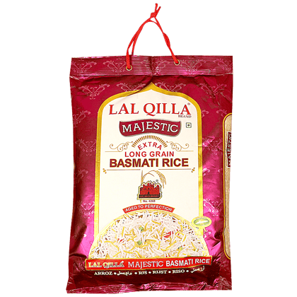 Lal Qilla Basmati Rice, Majestic, 5 Kg 5Kg