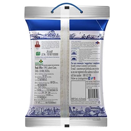 India Gate Basmati Rice Bag, Super, 5Kg