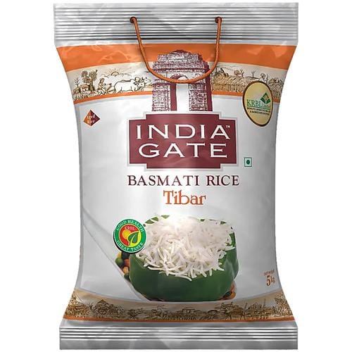 India Gate Basmati, Rice, Tibar 5 Kg