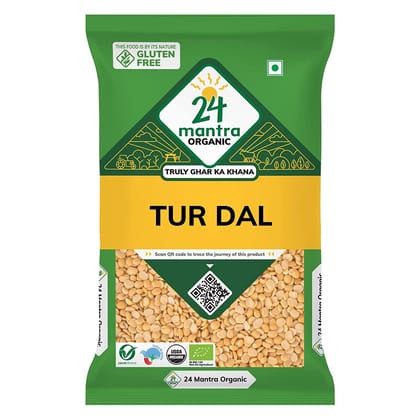 24 Mantra Organic Tur Dal, 500 G