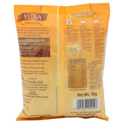 Elina Long Grain Rice, 1 Kg