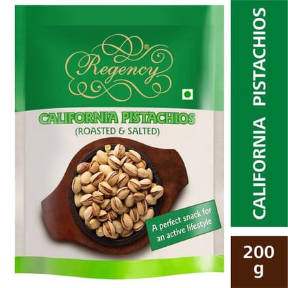 Regency California Pistachios, Roasted & Salted, 200 G
