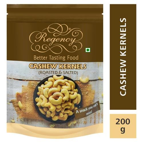 Regency Cashew Kernels, Roasted & Salted, 200 G