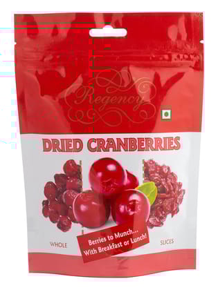 Regency Dried Cranberry Whole Slices, 200G