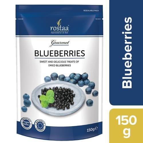 Rostaa Blueberries, 150 G Pouch
