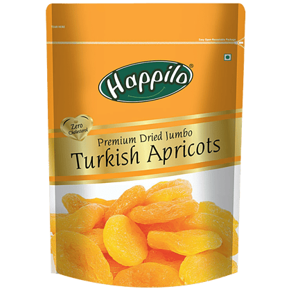 Happilo Premium Dried Jumbo Turkish Apricots, 200 G