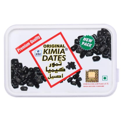 Kimia Dates, 400Gm Tray, Fresh, Vegetarian, Dried