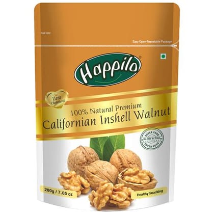 Happilo 100% Natural Premium Californian Inshell Walnuts, 200 G