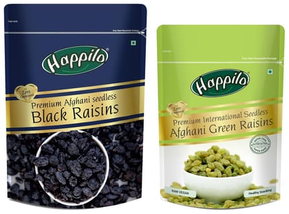 Happilo Premium Seedless Afghani Green Raisins 200G