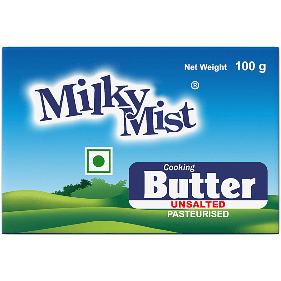 Milky Mist Cooking Butter, Excellent Source Of Vitamins, Calcium, 100 G Carton