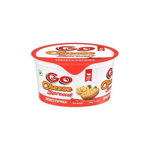 Go Cheese Spread, Smoked Paprika, 200 G Tub