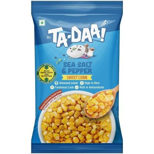Tadaa Boiled Sweet Corn Kernel, Spice Up With Cheese And Herbs Seasoning, 225 G