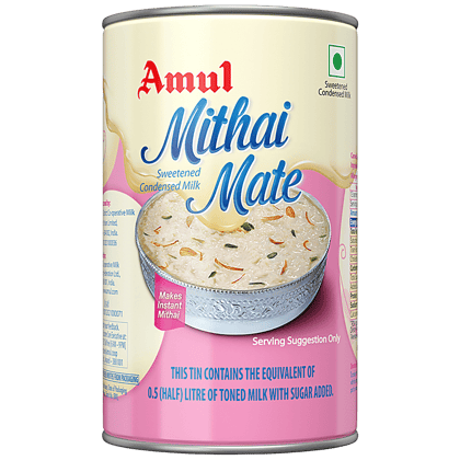 Amul Sweetened Condensed Milk Mithai Mate, 405 G Tin