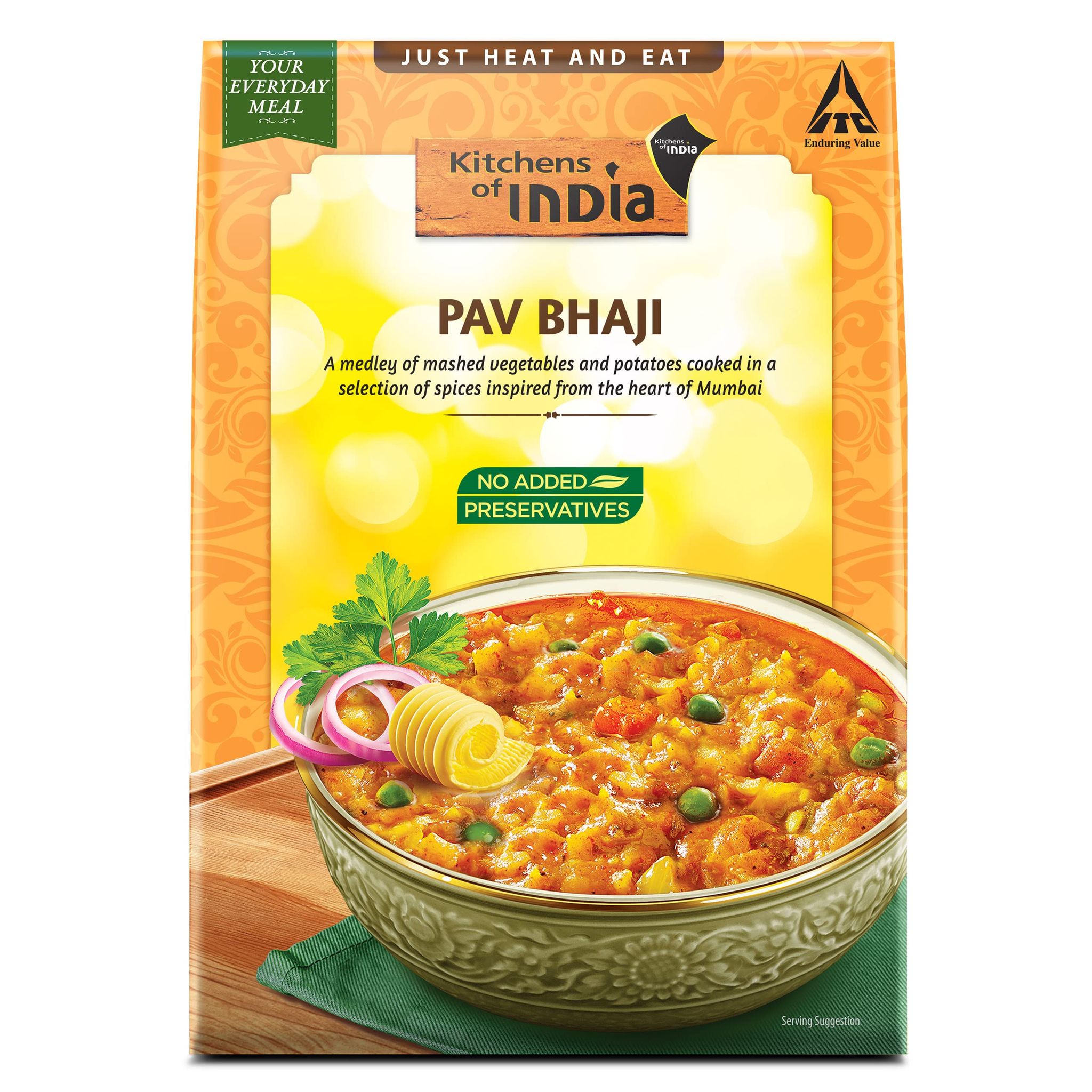 Kitchens Of India, Daily Treat, Pav Bhaji, 285G