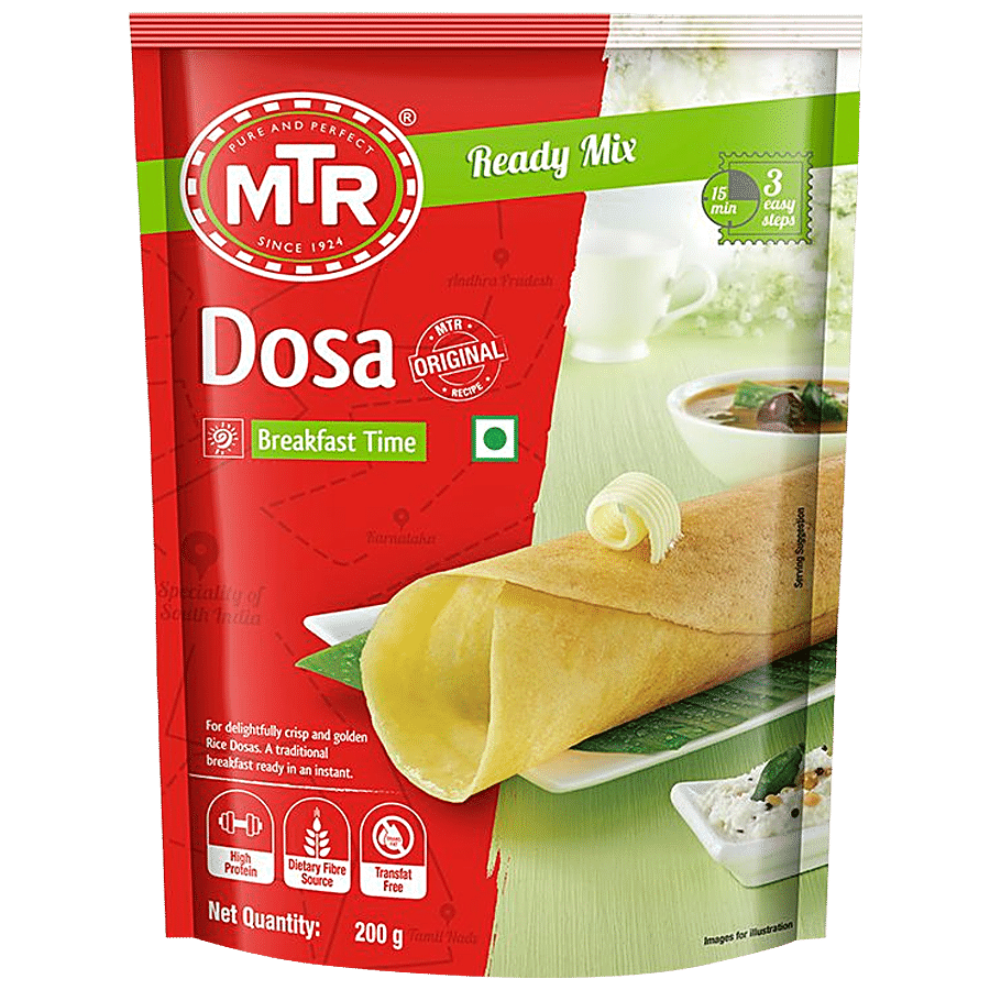Mtr Breakfast Mix, Dosa, 200 G Pouch