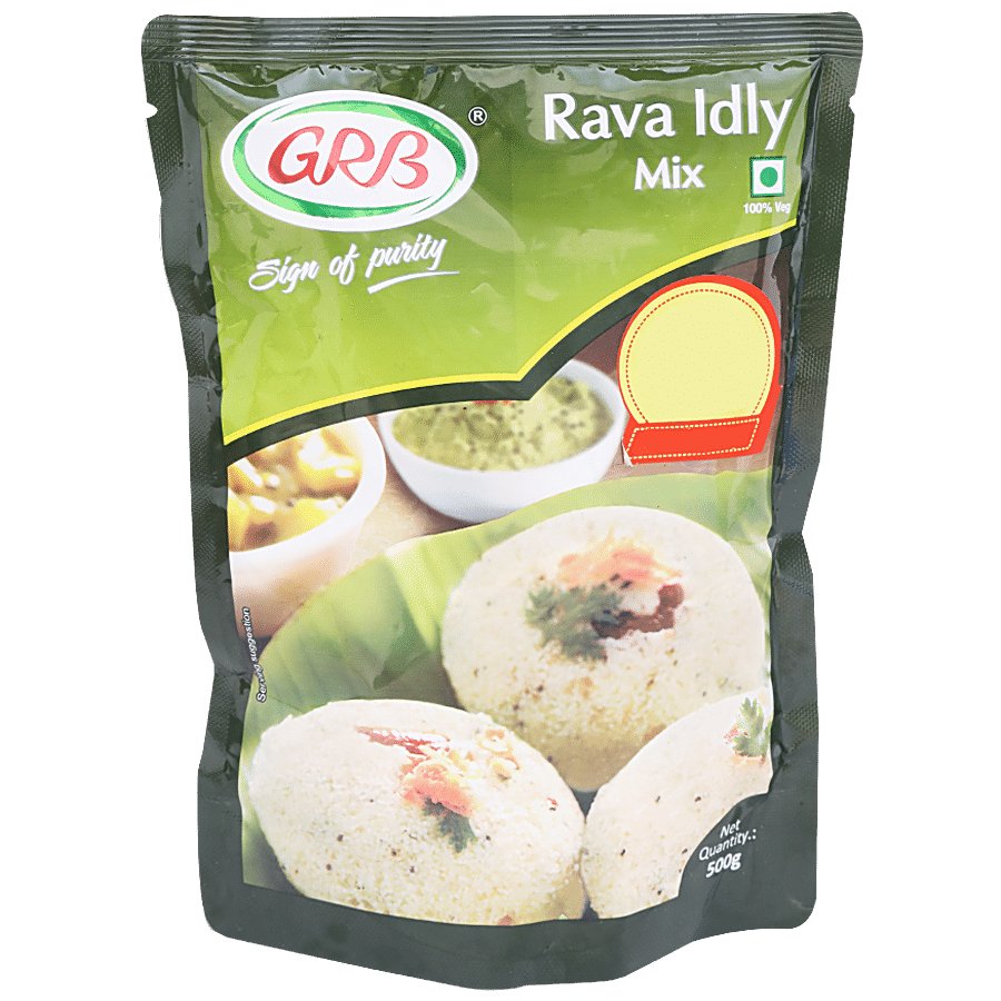 Grb Rava Idly Mix, 500 G Pouch