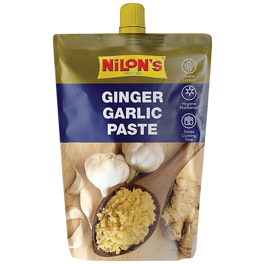 Nilons Premium, Ginger Garlic Paste, 180 G Tube
