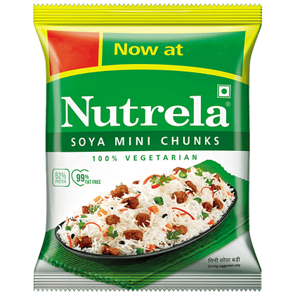 Nutrela Soya Chunks, Mini, 80 G