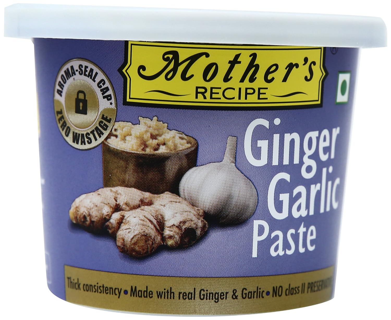Mother's Recipe Ginger Garlic Paste Cup Jar, 300 G